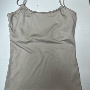 Women's Beige Spaghetti Strap Top